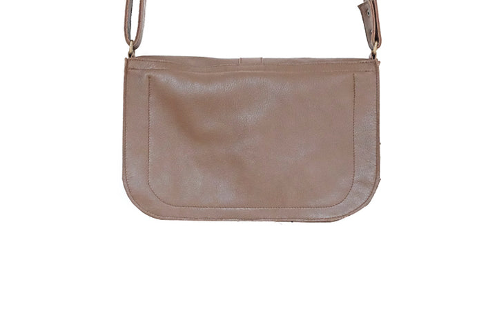 Brown leather bag woman