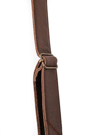 Brown leather bag woman