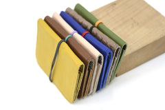 Porte-cartes en cuir en cuir artisanal fait main à Rennes - Photo 1