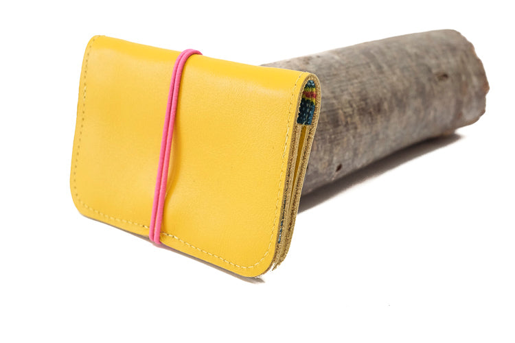 Handmade leather cardholder
