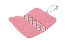 Porte cartes cuir coloré