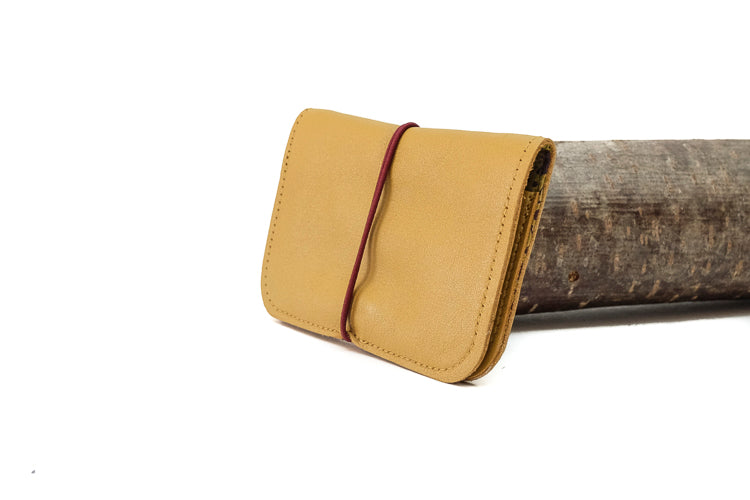 Handmade leather cardholder