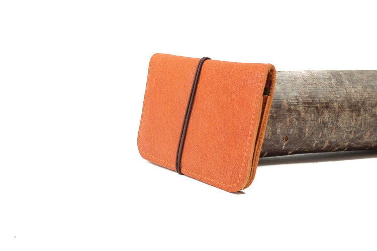 Handmade leather cardholder