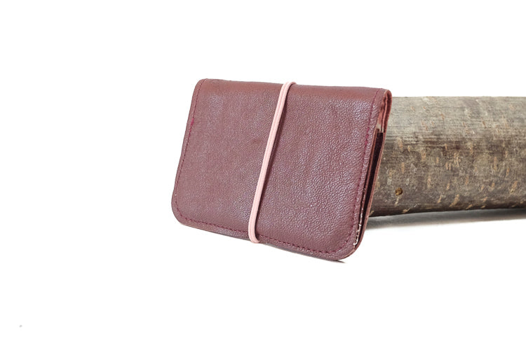 Handmade leather cardholder
