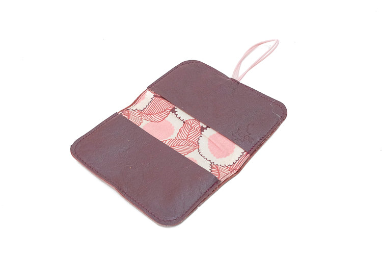 Handmade leather cardholder
