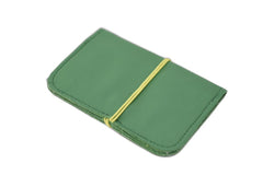 Handcrafted leather Handmade Leather Card Holder made in France - Detail 7