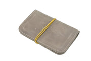 Handcrafted leather Handmade Leather Card Holder made in France - Detail 11