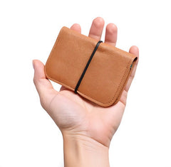 Handmade Leather Card Holder - Dimensions & details