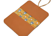 Porte-cartes en cuir en cuir artisanal fait main à Rennes - Photo 3