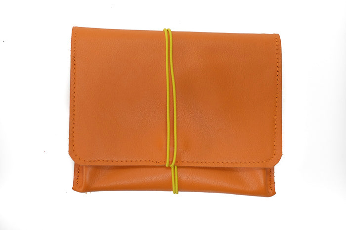 Grand porte-monnaie orange