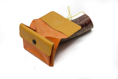 Grand porte-monnaie orange