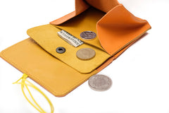 Grand porte-monnaie orange