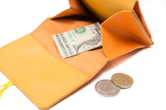 Grand porte-monnaie orange