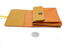 Grand porte-monnaie orange