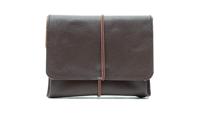 large purse brown leather vintage