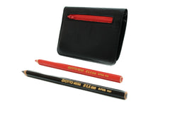 Portefeuille Noir plat avec porte-monnaie