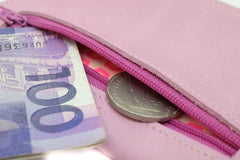 Portefeuille rose pour femme