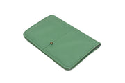 portefeuille cuir vert