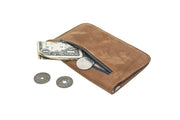 Brown leather wallet