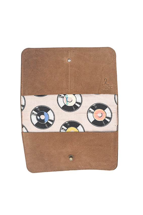 Brown leather wallet