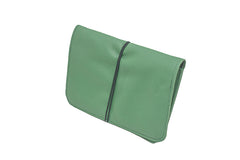 Green leather wallet