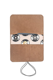 Brown leather wallet 