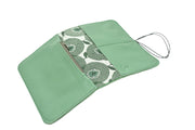 Green leather wallet