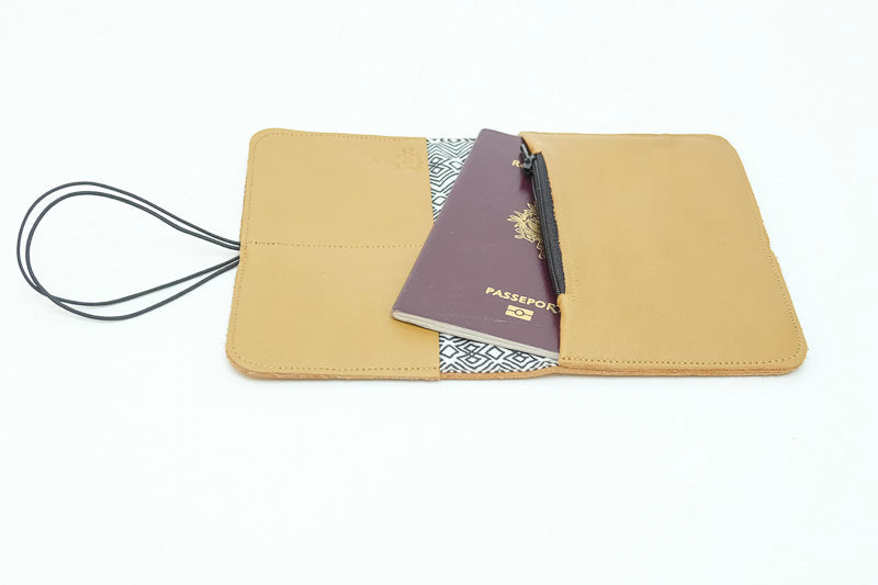 Set of handbag and wallet yellow
