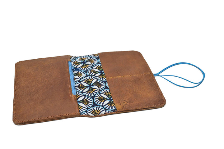 Brown leather wallet 