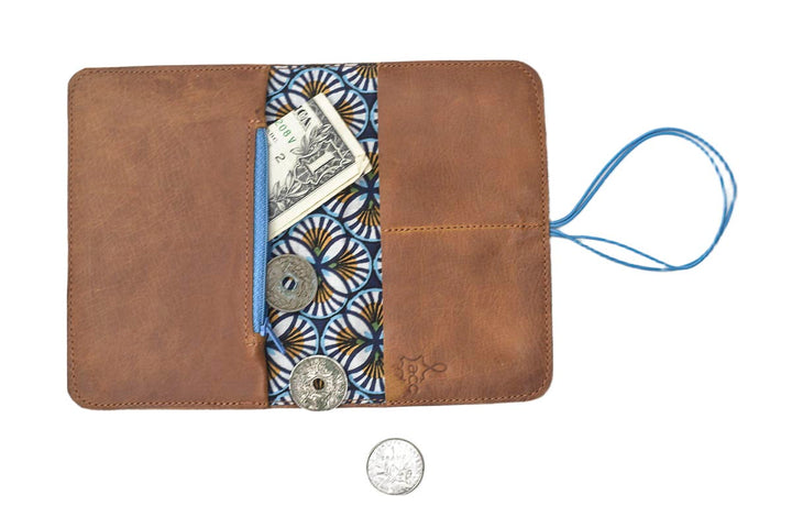 Brown leather wallet 