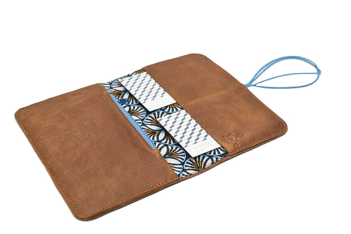 Brown leather wallet 