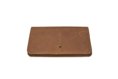 Brown leather wallet