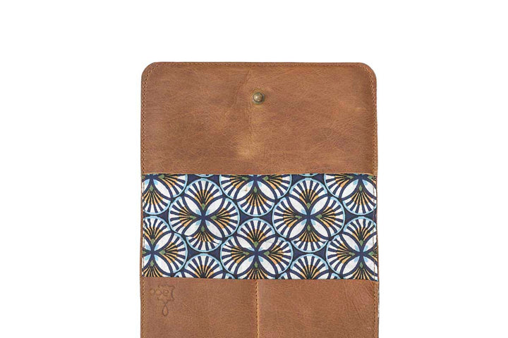 Brown leather wallet