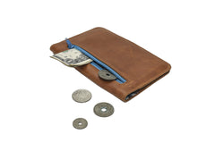 Brown leather wallet