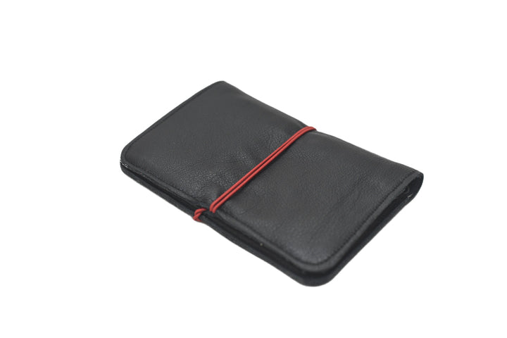 Black leather wallet