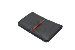Black leather wallet