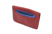 Red leather wallet