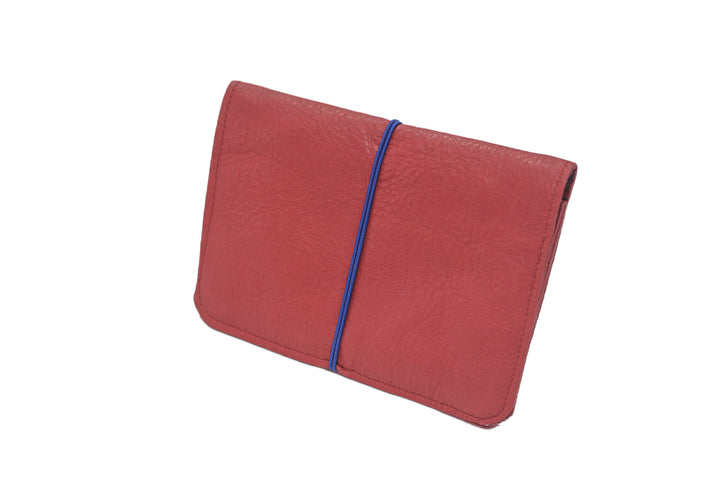 Red leather wallet 