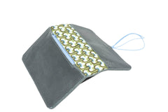 Portefeuille cuir vert 