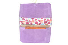 Pink suede wallet