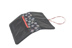 Black leather wallet