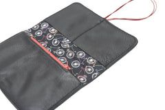 Black leather wallet