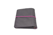 Purple leather wallet