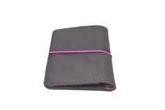 Purple leather wallet