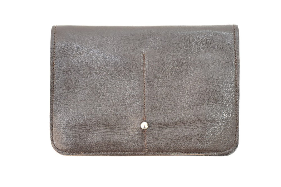 Portefeuille solex homme marron en cuir