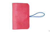 Wallet leather red