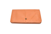 Leather wallet orange
