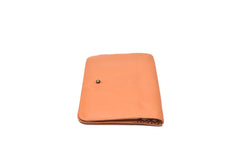 Leather wallet orange