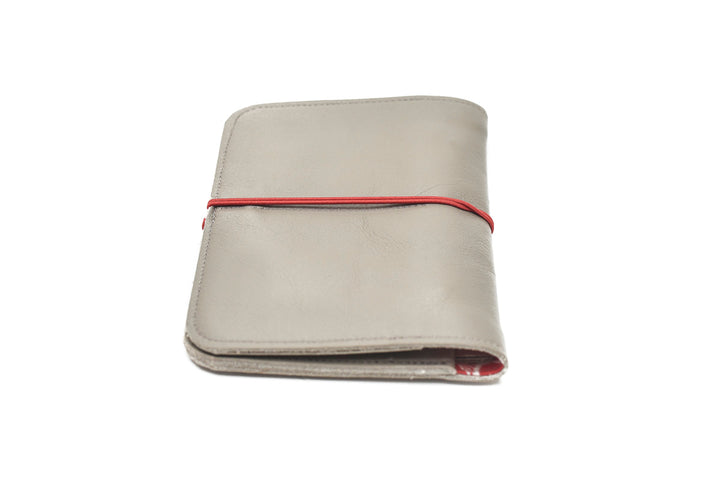 Beige leather wallet