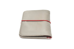 Beige leather wallet